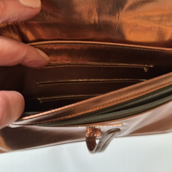 Shiraleah Copper Wallet Wristlet Vegan Leather - Picture 6 of 10